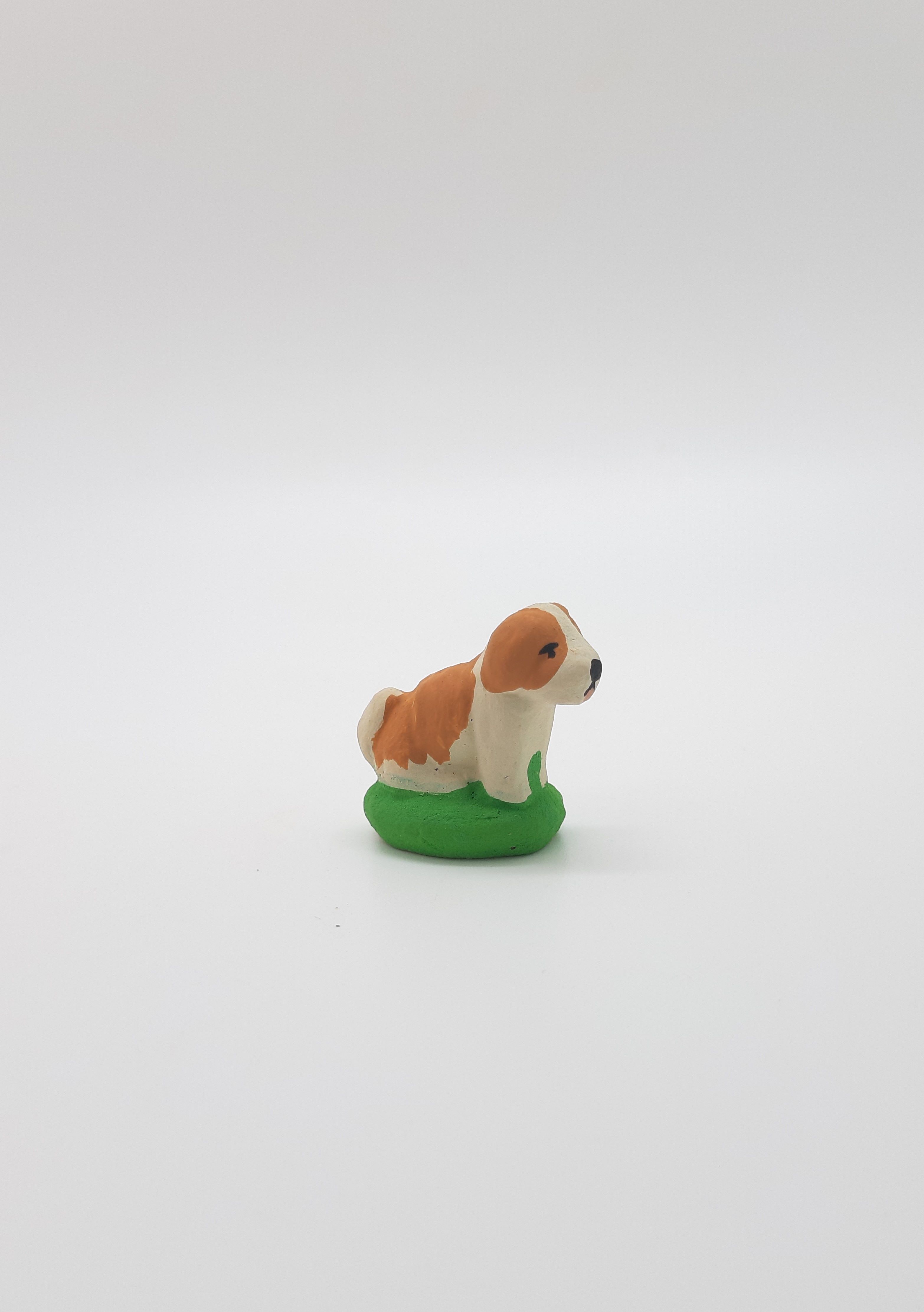 Chien assis - Caramel